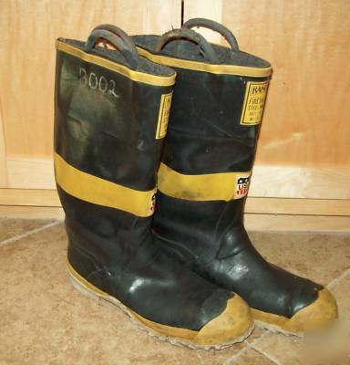 Firefigher turnout boots ranger firemaster 10 usa steel