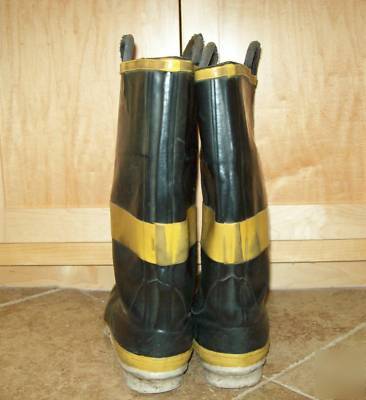 Firefigher turnout boots ranger firemaster 10 usa steel