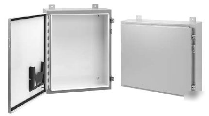 Hoffman wall mount enclosure A363008LP w/ panel A36P30