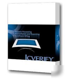 Icverify single user credit card processing software