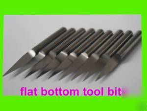 10 pcs cnc router engraving tool bits for wood 38MM ovl