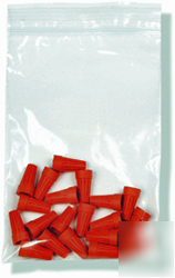 1000 - 4X10 4 mil clear zipper ziplock poly bags 4 x 10