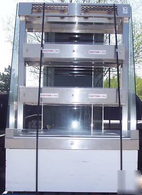 3 tier hardt food/chicken merchandiser warmer