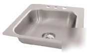 Advance tabco smart drop-in sink 1 comp |ss-1-1919-10