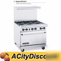 American range 6 burner restaurant range ARW36-6