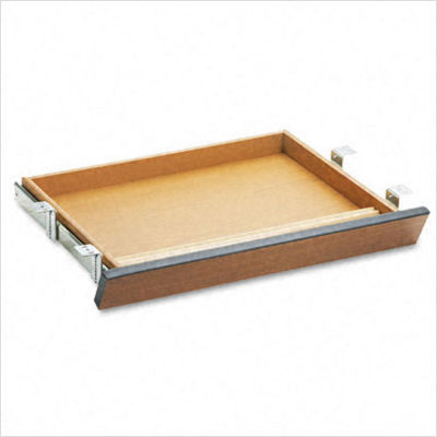 Angled center drawer for single pedestal desk mahogany