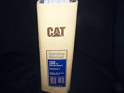 Caterpillar service manual set 320B 320B u vol. i & ii