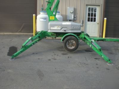 Genie tmz-34/19 towable electric articulating boom lift