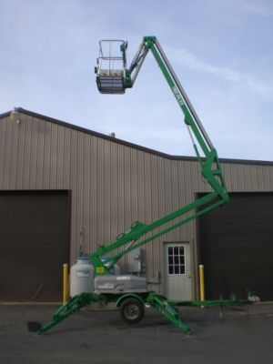 Genie tmz-34/19 towable electric articulating boom lift