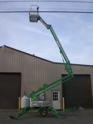 Genie tmz-34/19 towable electric articulating boom lift