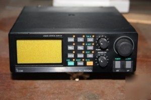 Icom r-100 scanner w / 13 volt pwr supply very rare 