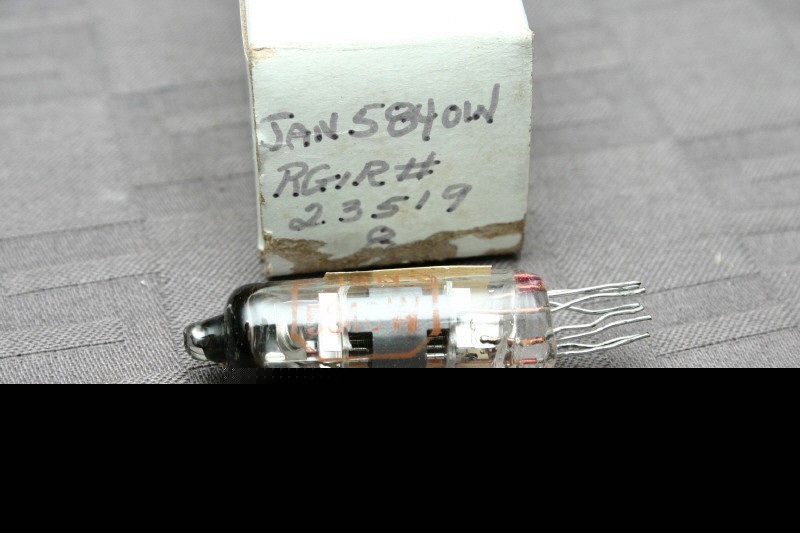 Jan-5840W tube by raytheon - 5840 EF732 CV465 5840W nos
