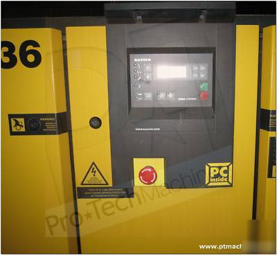 Kaeser as 36 rotary screw air compressor dryer and tank