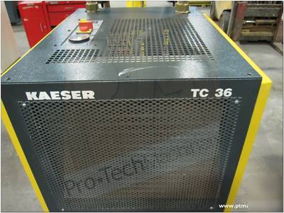 Kaeser as 36 rotary screw air compressor dryer and tank