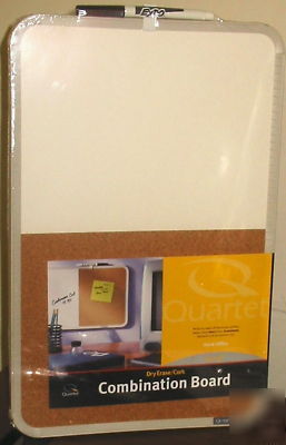 New dry erase cork combination board write school home