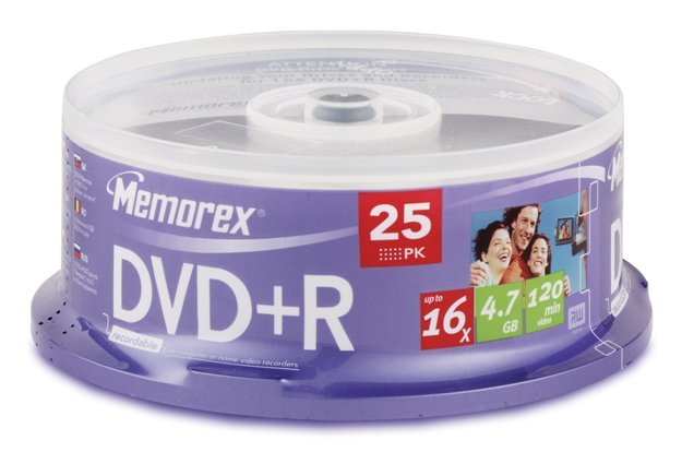 New memorex dvd+r 16X printable 25 pack spindle