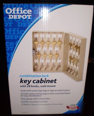 New 28-key hook style combination lock key cabinet safe 