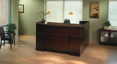 New 5PC l shape marble reception office desk, tf-sor-R2