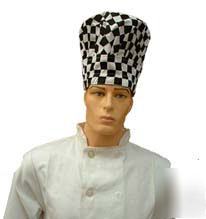 New brand chefs cook tall hat white/black/chess/ chef