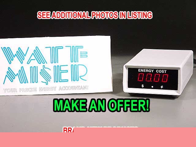 New digital ac watt hour power cost calculator meter 
