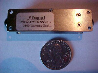 New picosecond pulse labs 5915-117 mhz low pass filter 