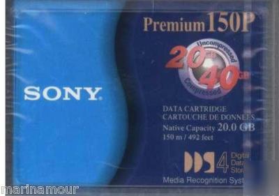 Sony DDS4 40GB tape cartridge ~ PREMIUM150P
