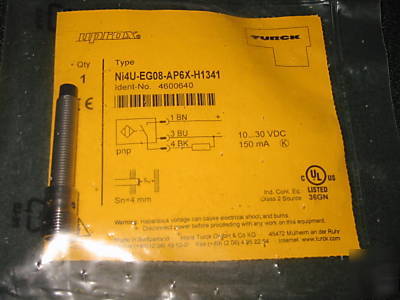 Turck NI4-EG08-AP6X-H1341 inductive prox sensor (nip)