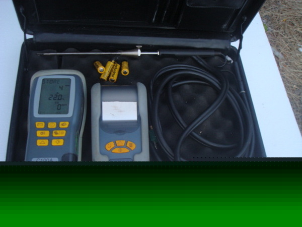 Uei C100A combustion gas analyzer +infrated printer++