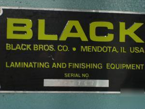 Black brothers 5' x 12' end loading pod press