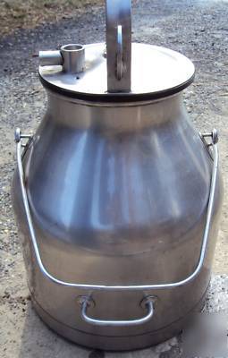 Delaval goat milking milk farm eq stainless pail bucket