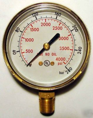 High pressure gauge 2.5