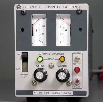 Kepco 0-150V variable metered regulated dc power supply