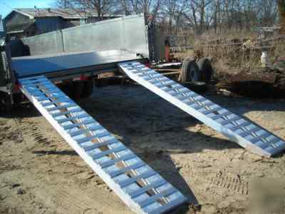 New 8 x 24 x 2 drop sides dump trailer gooseneck 20 k