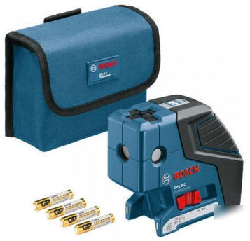 New bosch GPL5C laser PLS5 point line & square-5 beams 