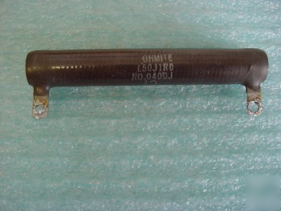 Ohmite L50J1R0, 1 ohm, 50 watt, #0400J resistor