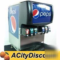 Restaurant pepsi postmix soda fountain head w/ ice disp