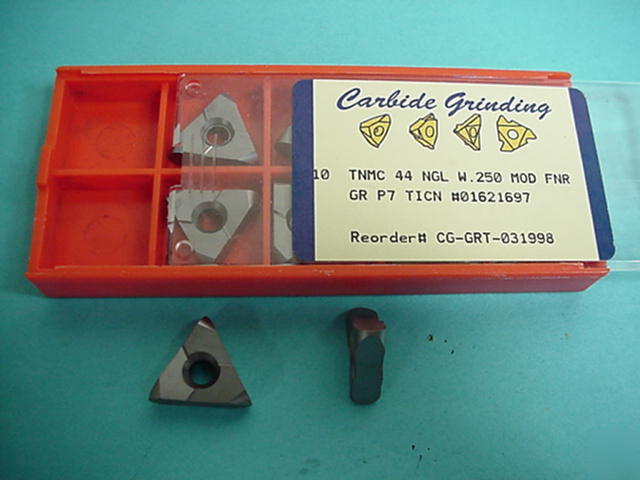 Tnmc 44 ngl grade C5 radius turning inserts msrp $245