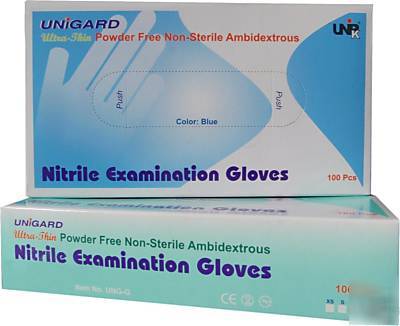 Unigard nitrile examination glove quantity 1000 