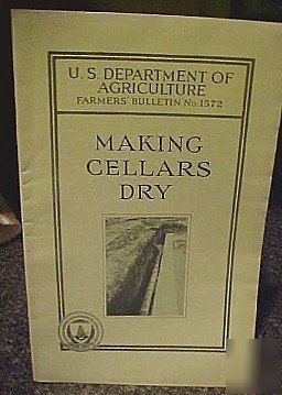 Vintage 1929 making cellar dry booklet