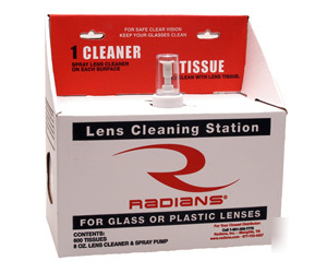 Wise radians small lens cleaning station safety glasses