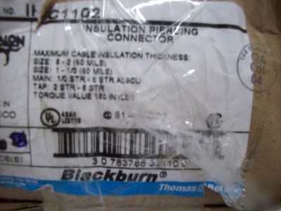 ( ) lot of 29 blackburn insulation piercing connector