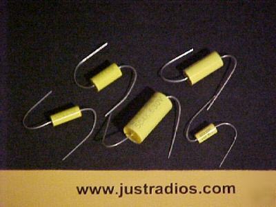 0.06UF at 630V tubular axial film capacitors : qty=22 