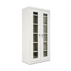 Alera storage cabinet with seethru door