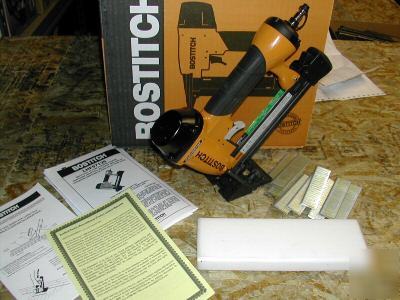 Bostitch flooring staple gun laminated tongue & groove