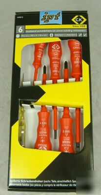 C.k (ceka) 444013 set of 6 vde insulated screwdrivers