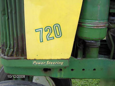 Exceptional 1957 john deere 720 diesel tractor 