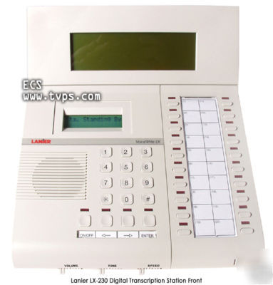Lanier lx-230 LX230 digital transcription station