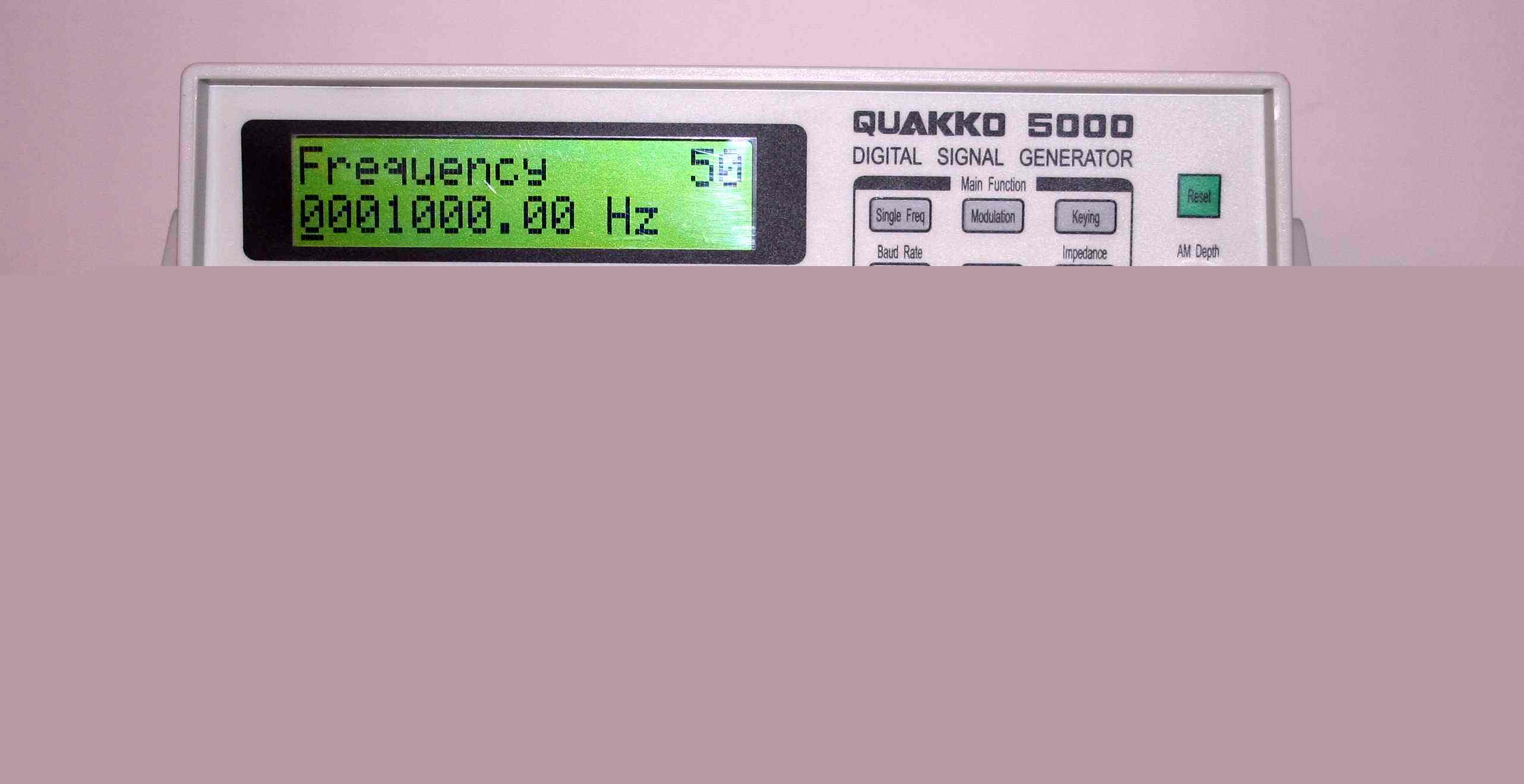 5MHZ signal sweep function generator frequency counter