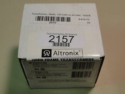 Altronix T24130 24VDC 100VA 4AMP output transformer 