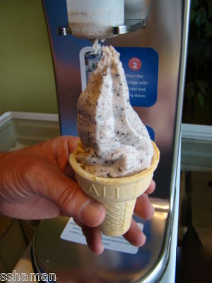 Ava soft serve ice cream machine w/48